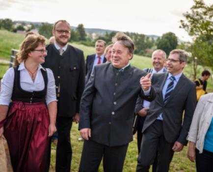 Besuch Minister Helmut Brunner